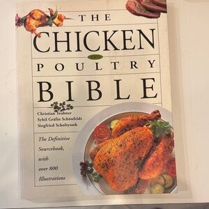 The Chicken and Poultry Bible Cookbook - White Cover